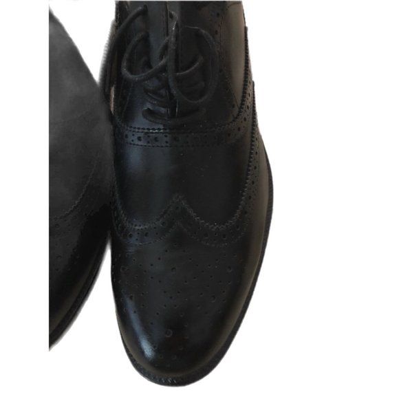 G.H. Bass & Co. Clinton Mens Size 9M Black Leather Wingtip Oxfords Shoes main image 5